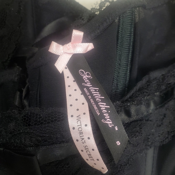 Victoria's Secret Lace-Up Sheer Corset Boned Panties S - Picture 5 of 5